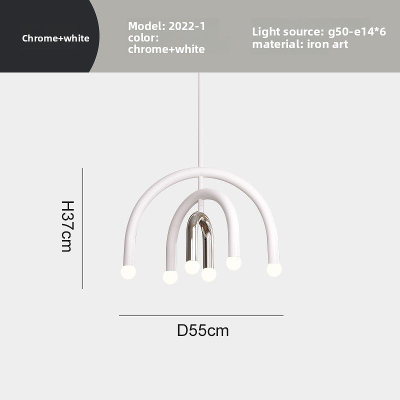 Scandinavian Retractable LED Chandelier for Home