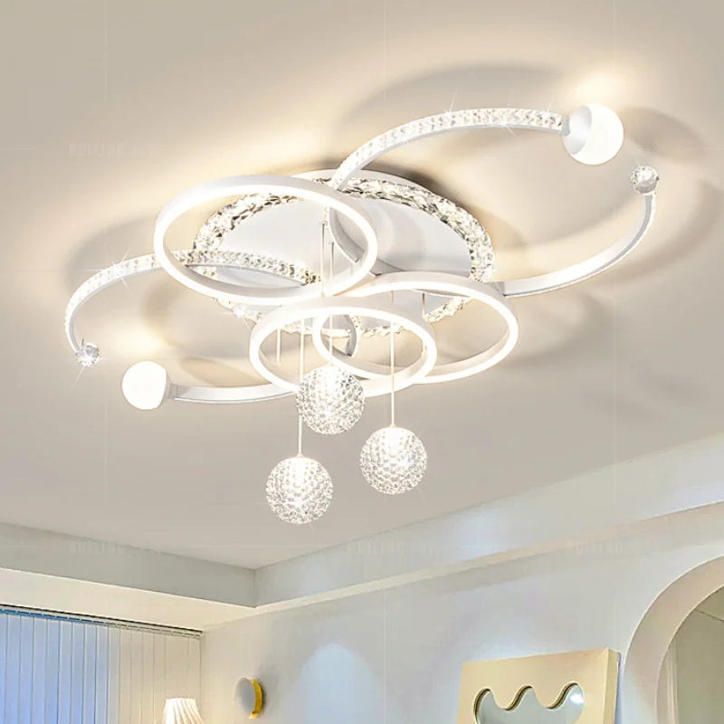 Modern LED Luxury Ceiling Chandelier for Living Room & Villa