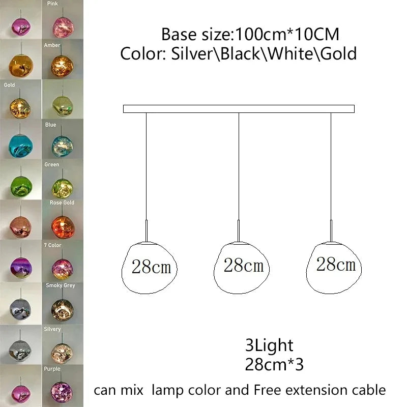 Modern Lava LED Pendant Lamp