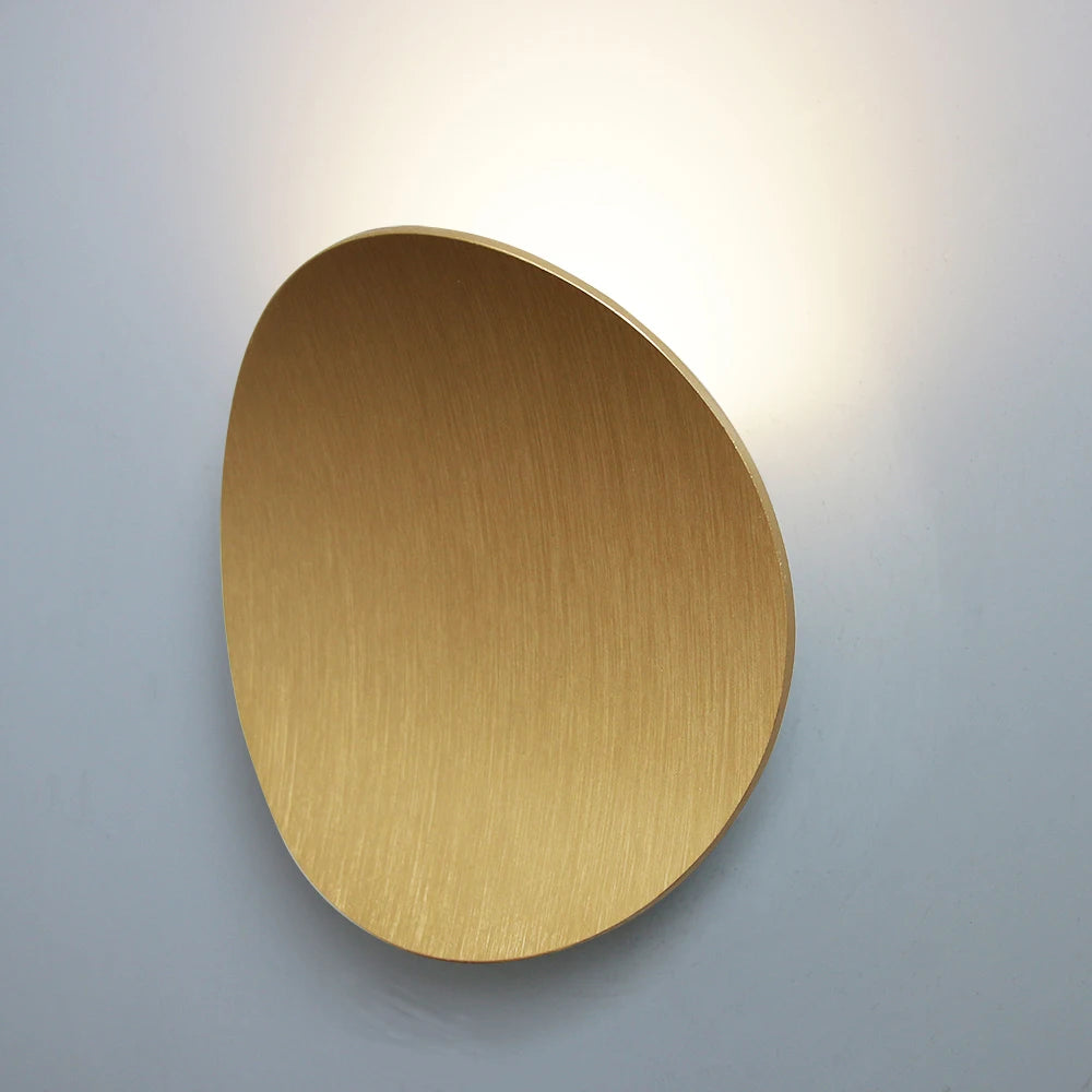 Modern LED Aluminum Wall Lamp – Black/White/Gold
