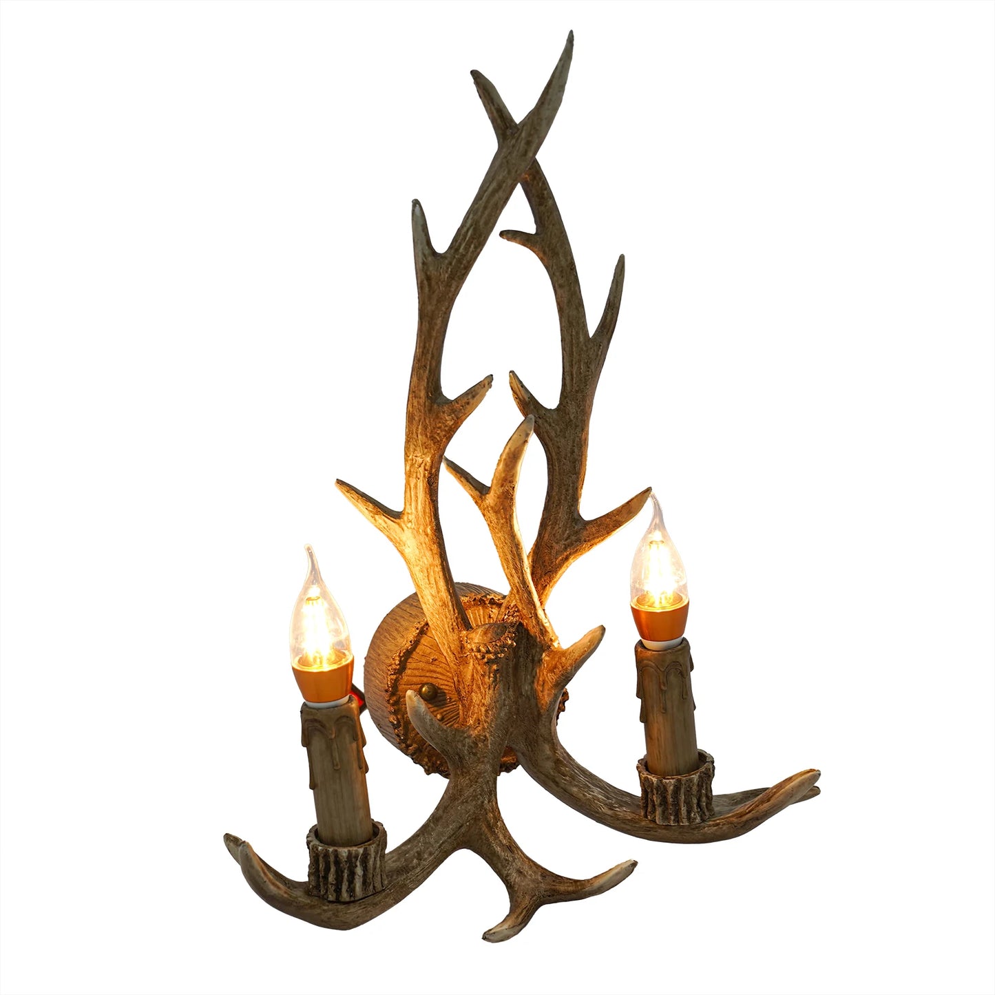 Retro Antler LED Wall Lamp