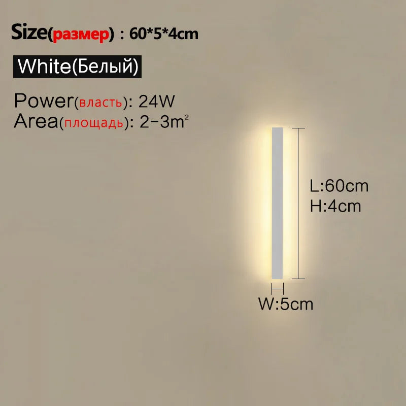 Waterproof Nordic LED Outdoor Wall Light – IP65