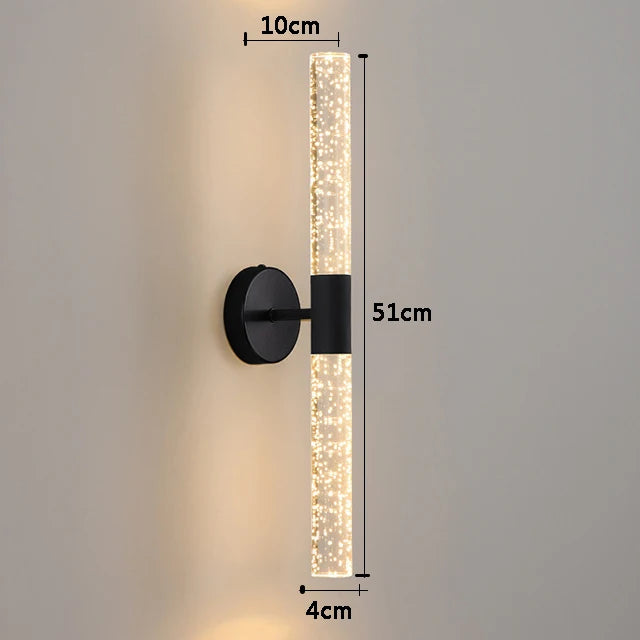 Nordic Crystal Bubble Wall Sconce