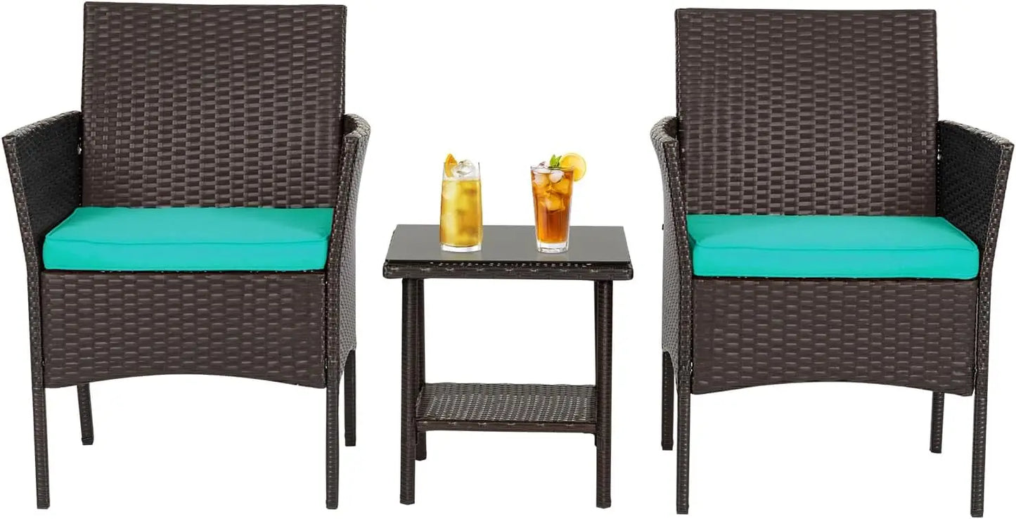 5-Piece Outdoor Wicker Sectional Set