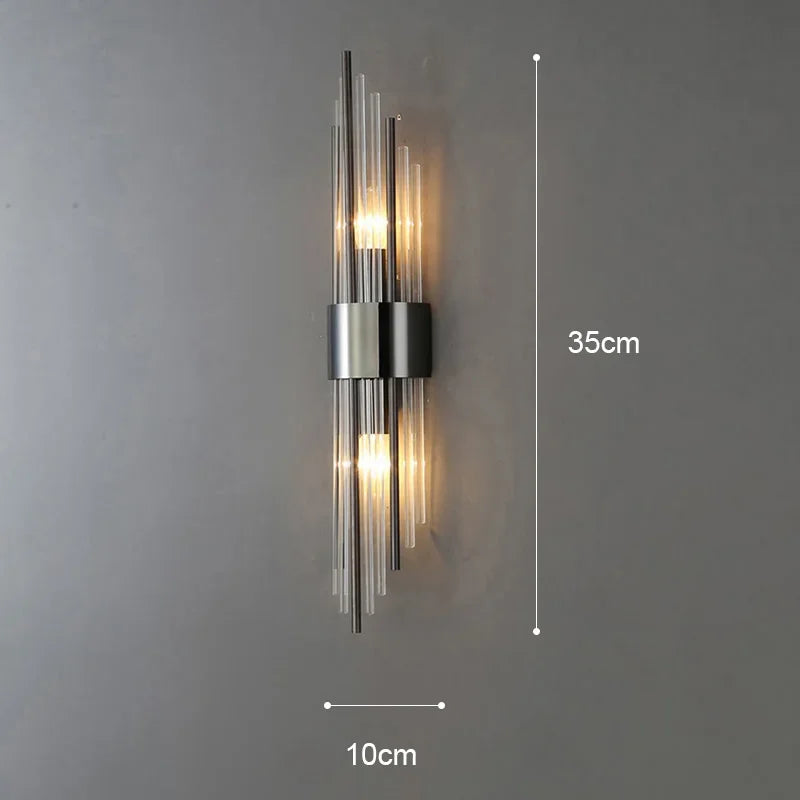 Luxury Gold LED Wall Sconce Lamp