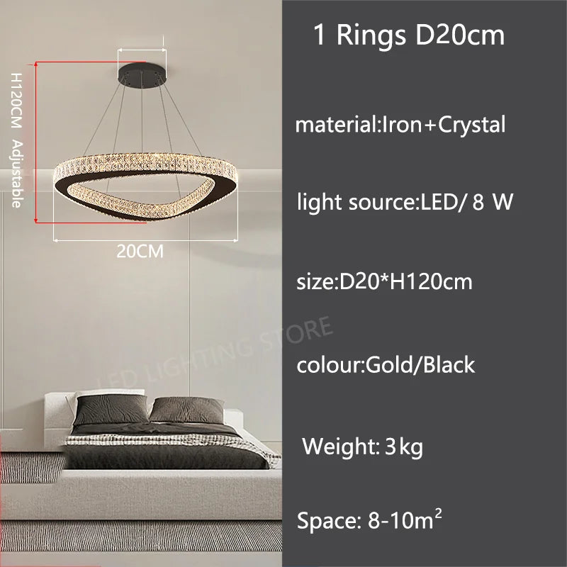 Modern Luxury Pendant Chandelier for Living Room