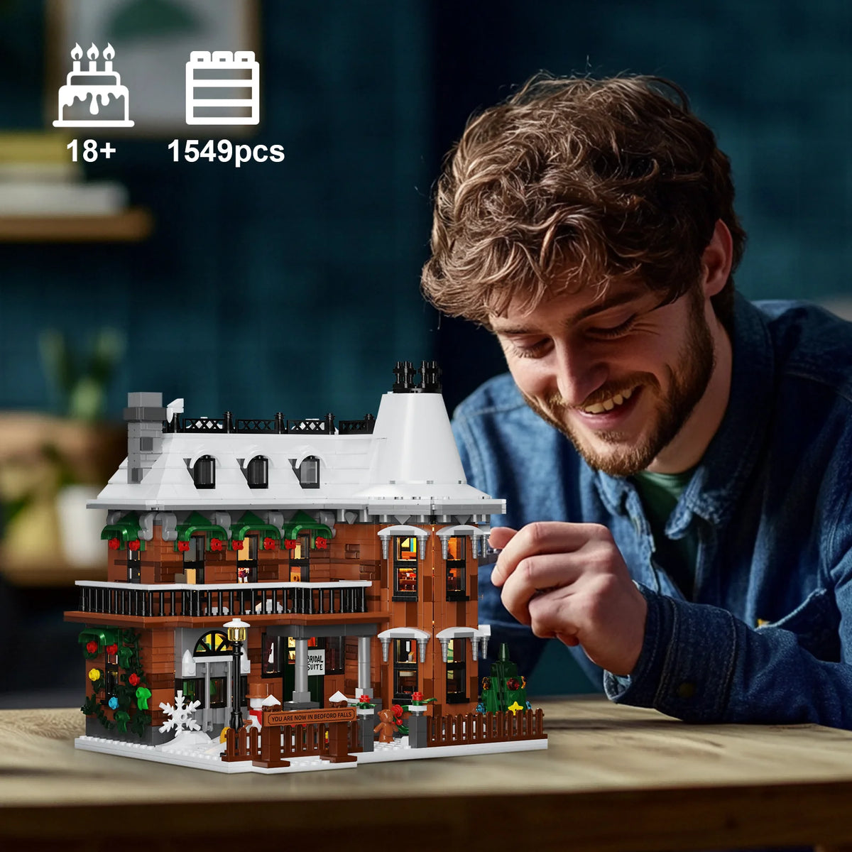 Wonderful Life House Castle Apartment Building Block Set for Adults