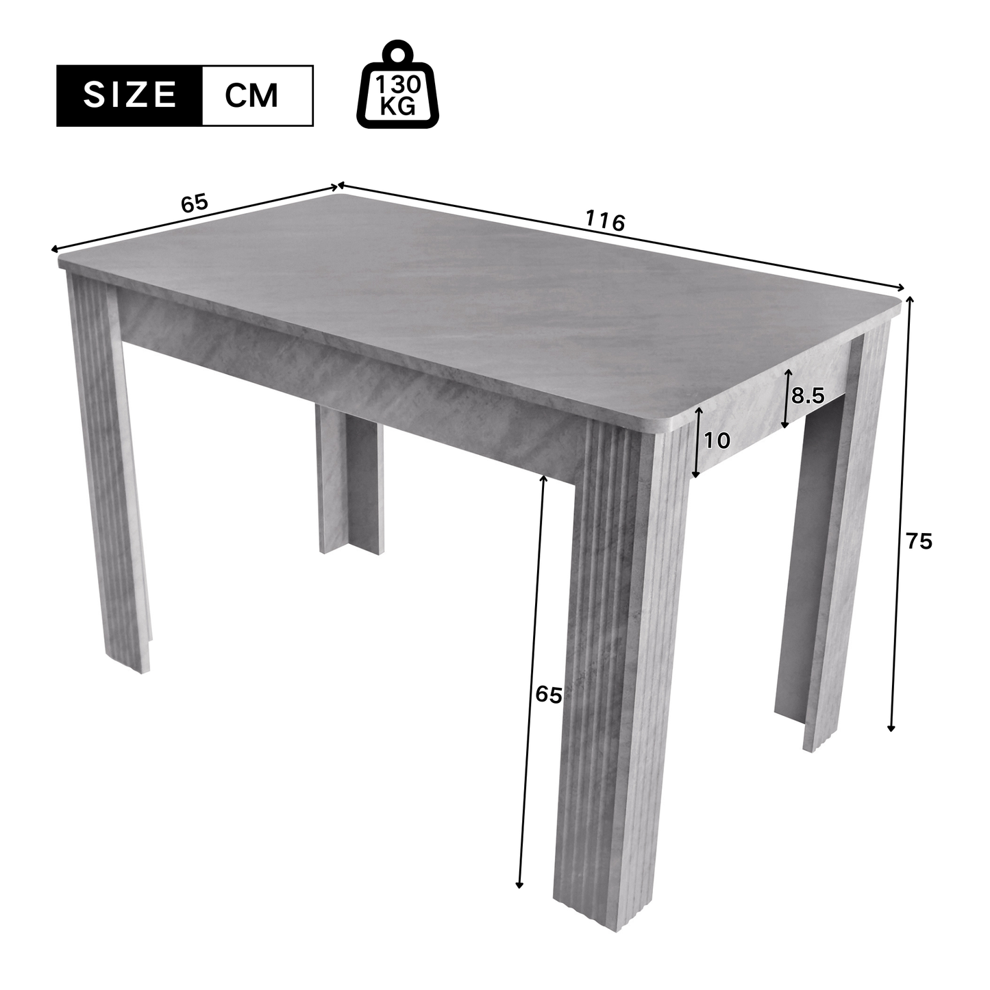 4-Seater Modern Dining Table