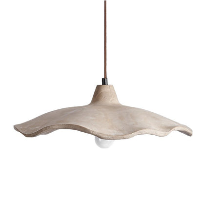 Wabi Sabi Pendant Lamp Cement Chandelier Bedside Lighting