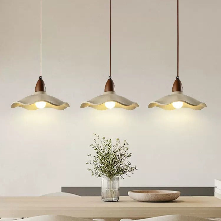 Wabi Sabi Pendant Lamp Cement Chandelier Bedside Lighting