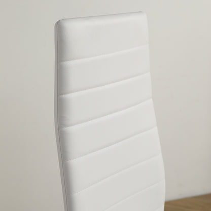 Modern PU Leather Dining Chair Set (4)