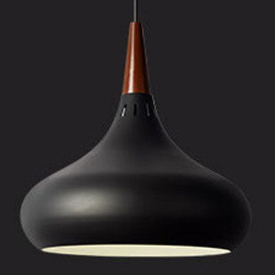 Modern Solid Wood Pendant Light