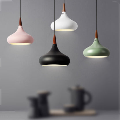 Modern Solid Wood Pendant Light