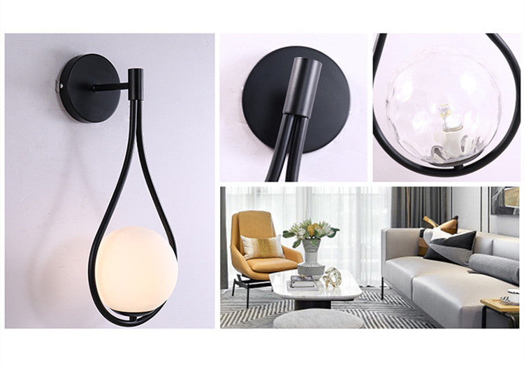 Modern Nordic Gold LED Wall Lamp