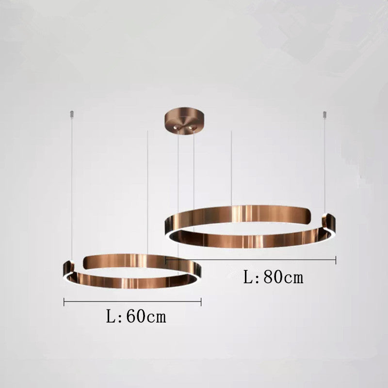 Fashion Bedroom Golden Stainless Steel Light Fixture