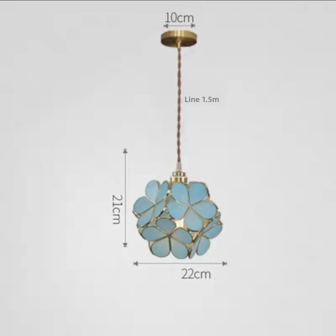 Luxury-style girl's bedside bedroom petal chandelier