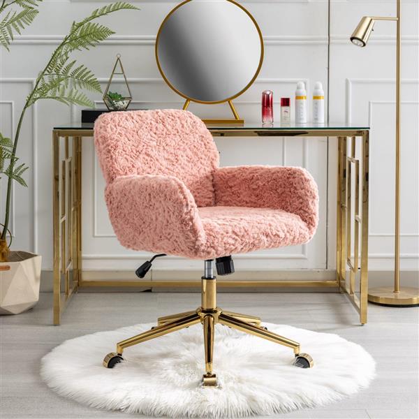Swivel Desk Chair – Pink