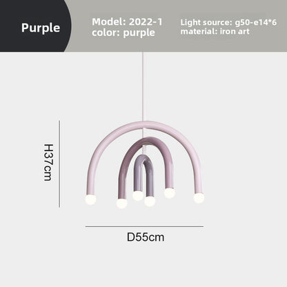 Scandinavian Retractable LED Chandelier for Home