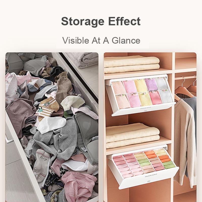 Underwear Storage Box Drawer Type Household Hanging Storage