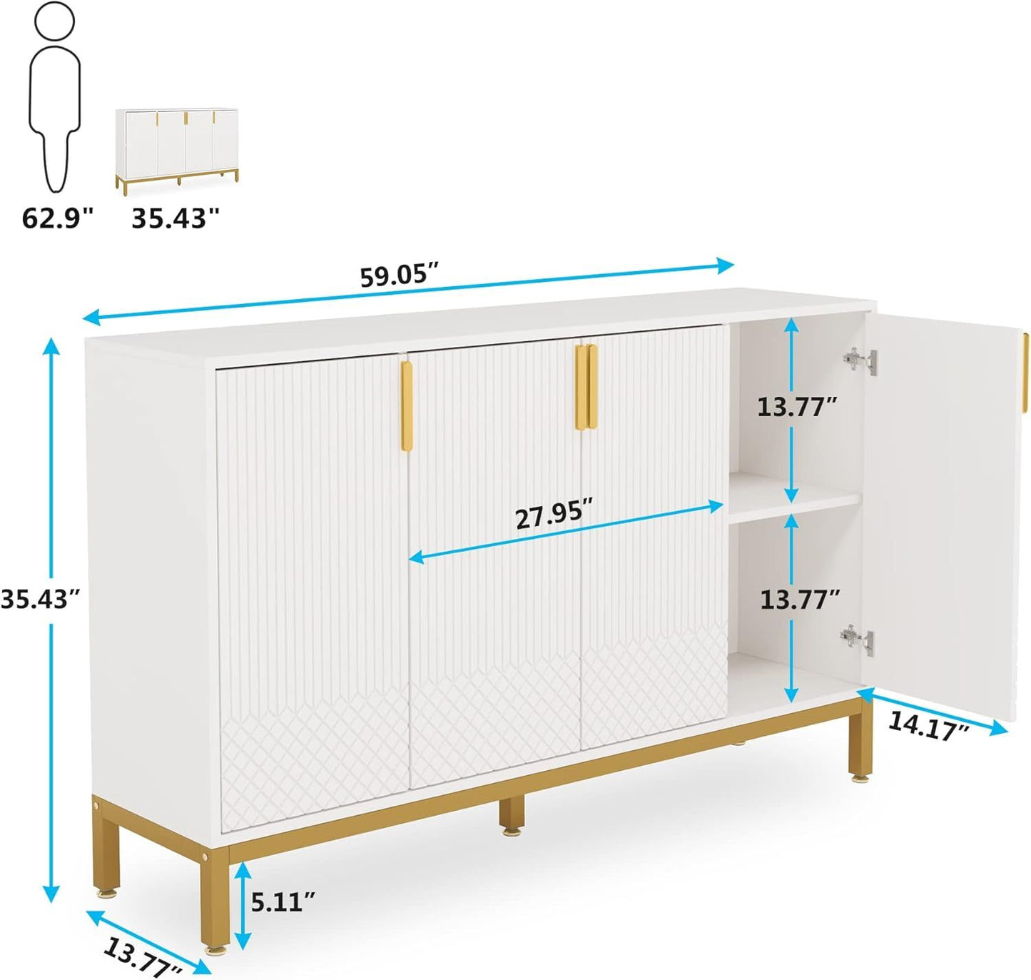Kitchen Buffet Storage Cabinet