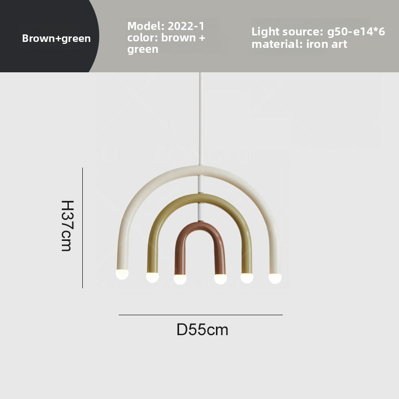 Scandinavian Retractable LED Chandelier for Home