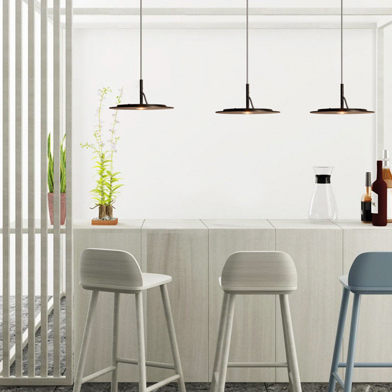 Nordic Minimalist Flying Saucer LED Chandelier