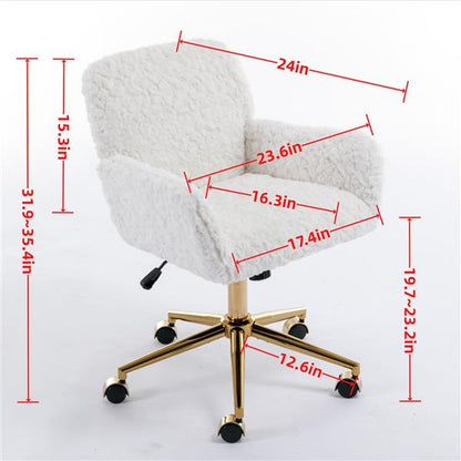 Swivel Desk Chair – Pink