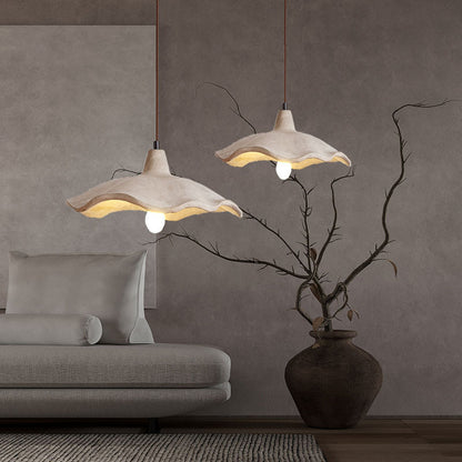 Wabi Sabi Pendant Lamp Cement Chandelier Bedside Lighting