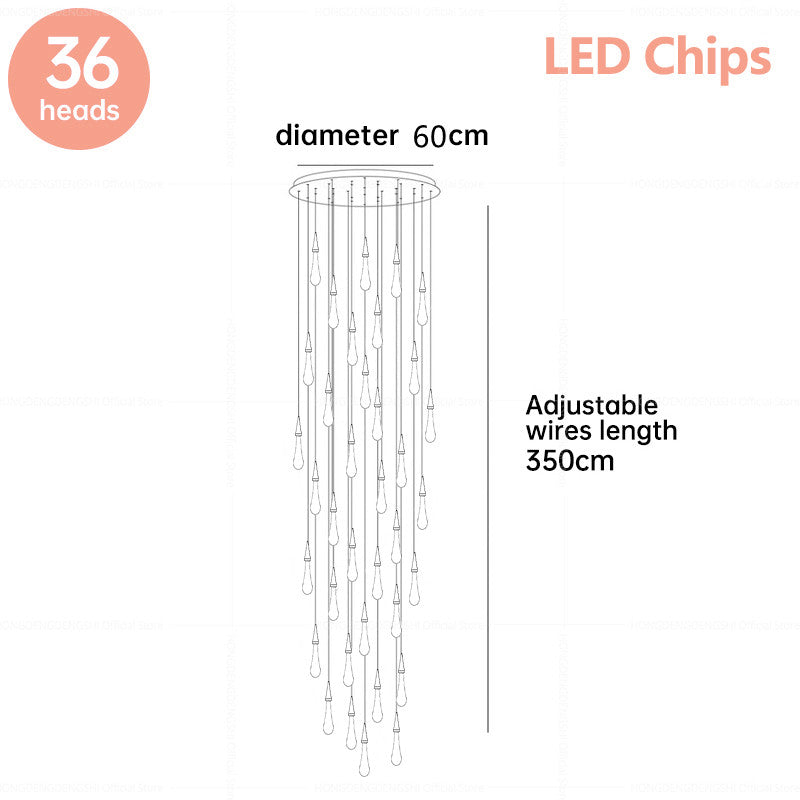 Modern Minimalist LED Chandelier