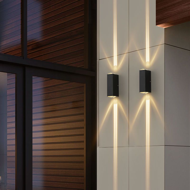 Double-Head Outdoor Wall Lamp