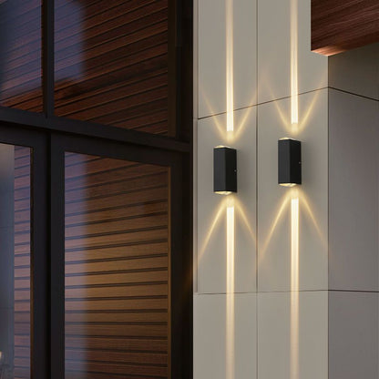 Double-Head Outdoor Wall Lamp