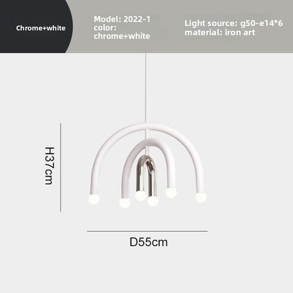 Scandinavian Retractable LED Chandelier for Home