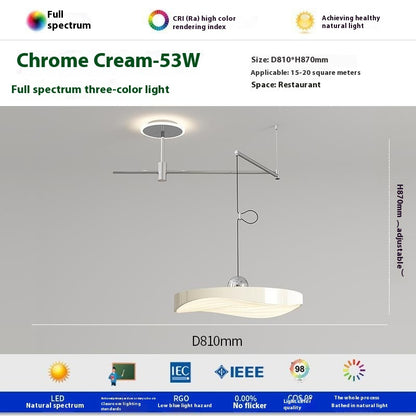 Flying Saucer Rocker Arm Chandelier