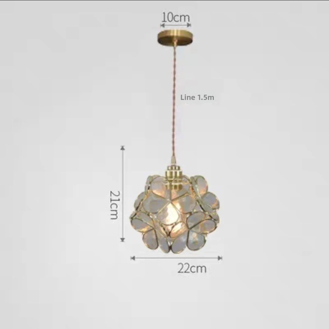 Luxury-style girl's bedside bedroom petal chandelier