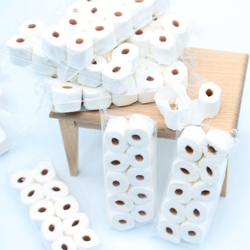 Simulated Tissue Roll Paper Toilet Paper Model