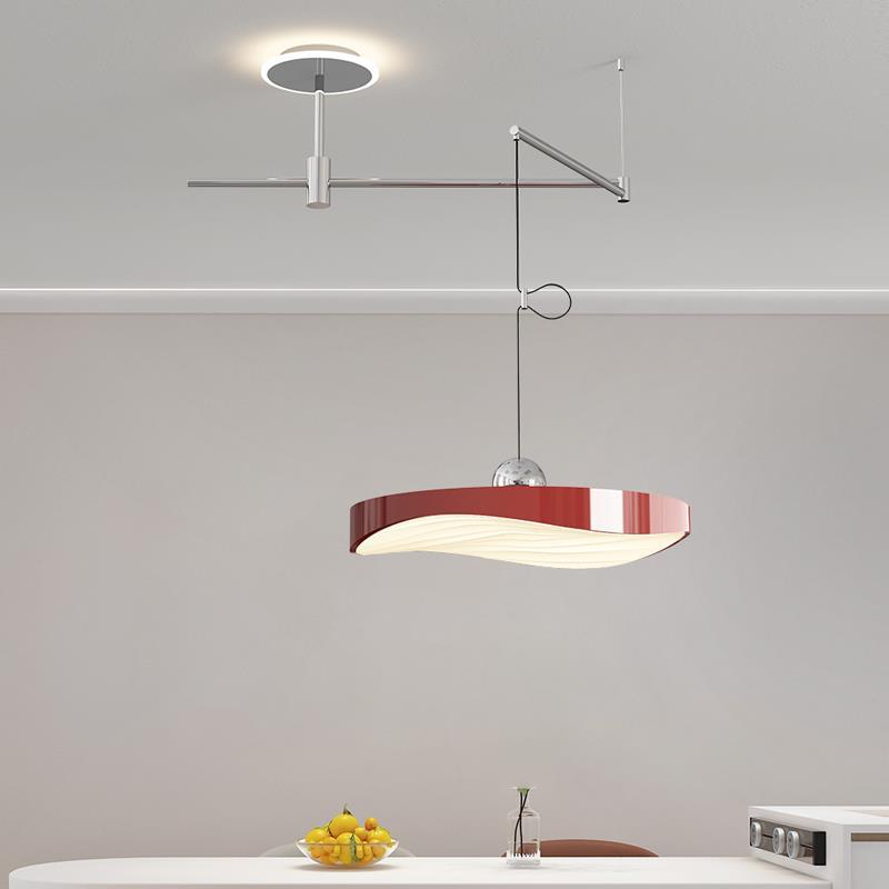 Flying Saucer Rocker Arm Chandelier