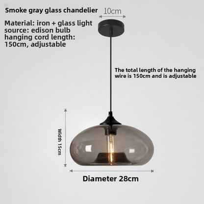 Nordic Stained Glass Pendant Light