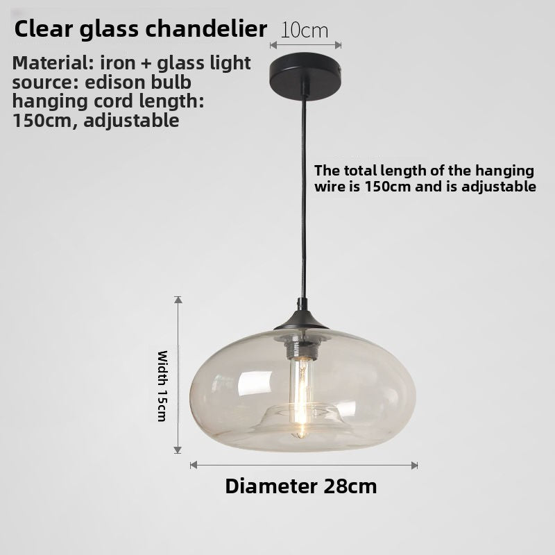 Nordic Stained Glass Pendant Light