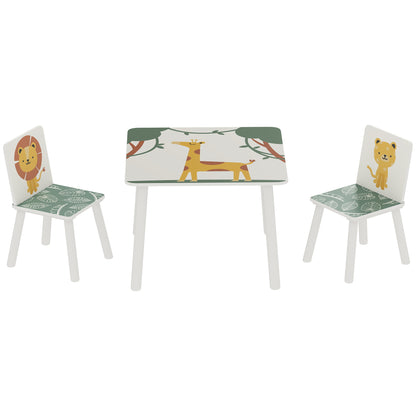 3-Piece Kids Table & Chair Set