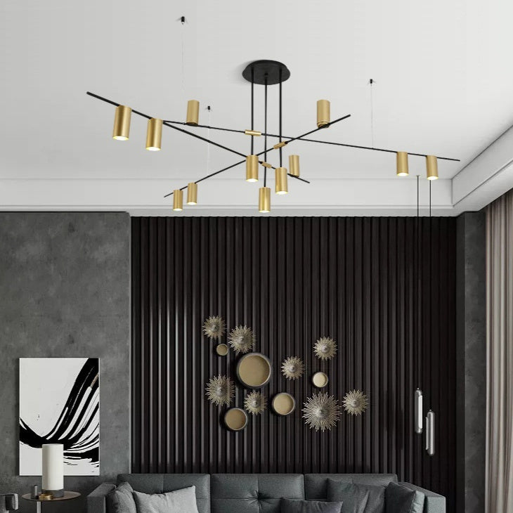 Nordic Retractable Boom Chandelier