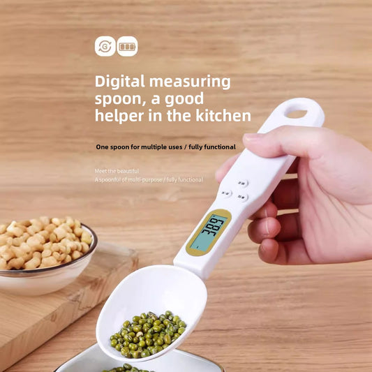 Electronic Kitchen Scale with Spoon