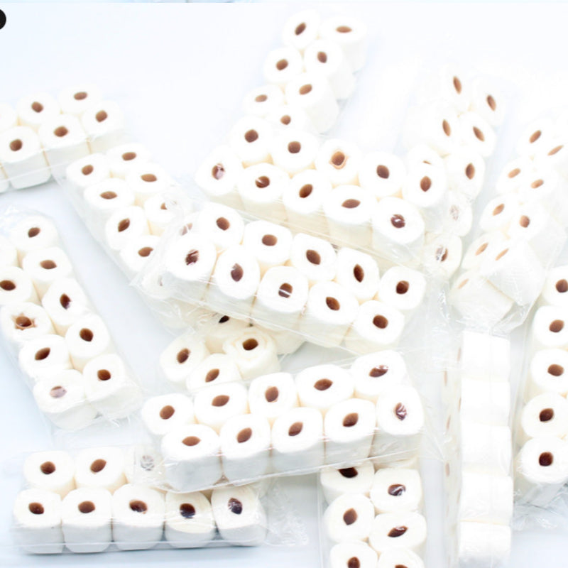 Simulated Tissue Roll Paper Toilet Paper Model