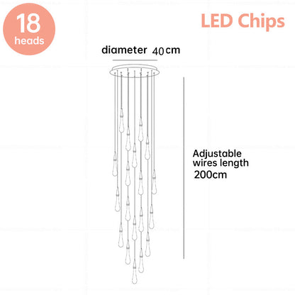Modern Minimalist LED Chandelier