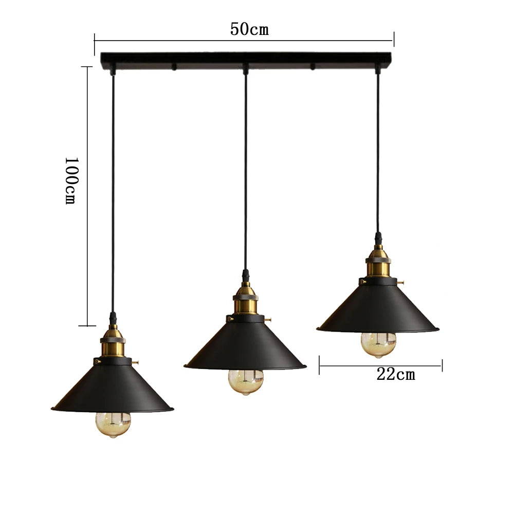 Retro Loft Pendant Chandelier Light