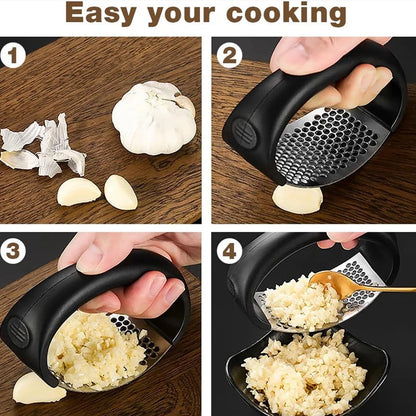 Stainless Steel Garlic Press
