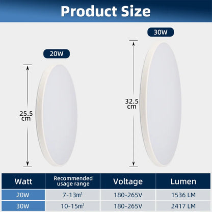 Modern Motion Sensor LED Ceiling Lamp