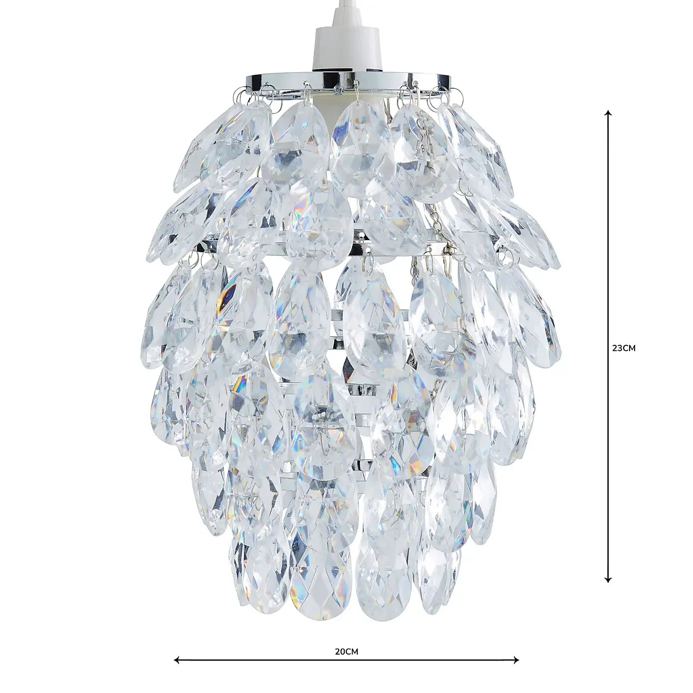 Pineapple Jewel Easy Fit Pendant Acrylic Lamp