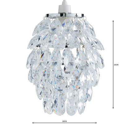 Pineapple Jewel Easy Fit Pendant Acrylic Lamp