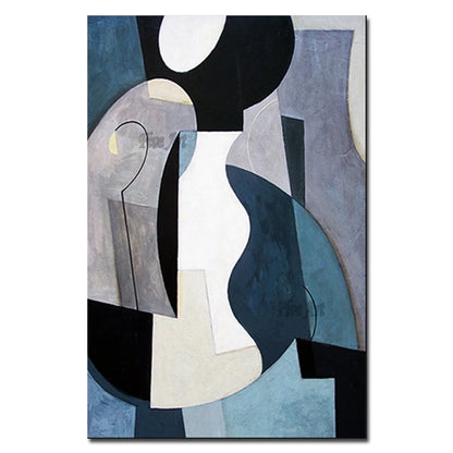 Hand-Painted Abstract Oil Canvas Art