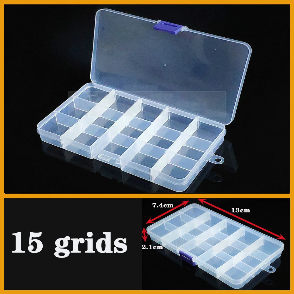 Clear Organizer Box for Jewelry & Tools